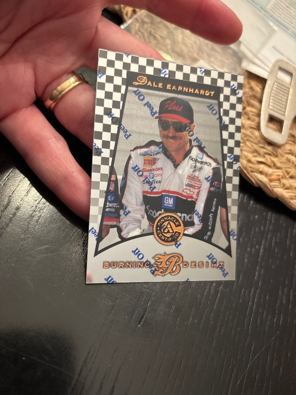 1997 Pinnacle Certified Dale Earnhardt Burning Desire #93 UNPEELED